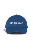 Tri Delta Dad Hat with 3D Embroidered Delta Love