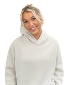 Tri Delta Lounge & Go Relaxed Hoodie with 3D Puff  Embroidered Name Center Chest