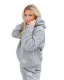 Tri Delta Lounge & Go Relaxed Hoodie with Greek Letters on Pocket
