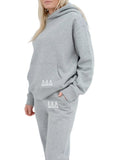 Tri Delta Lounge & Go Relaxed Hoodie with Greek Letters on Pocket