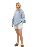 Tri Delta Lounge & Go Relaxed Sweat Shorts with 3D Puff Embroidered Name on Leg
