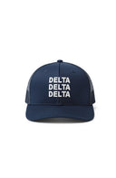 Tri Delta Trucker Hat with 3D Puff Embroidered Name