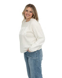 Zeta Beyond Soft Cropped Sweatshirt with Greek Varsity Letters