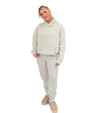 Zeta Lounge & Go Relaxed Hoodie with 3D Puff  Embroidered Crown