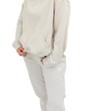 Zeta Lounge & Go Relaxed Sweatpants with 3D Puff Embroidered Crown on Hip