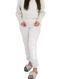 Zeta Lounge & Go Relaxed Sweatpants with Crown Name Graphic on Leg
