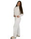 Zeta Lounge & Go Wide Leg Sweatpants with Crown Name Graphic on Leg